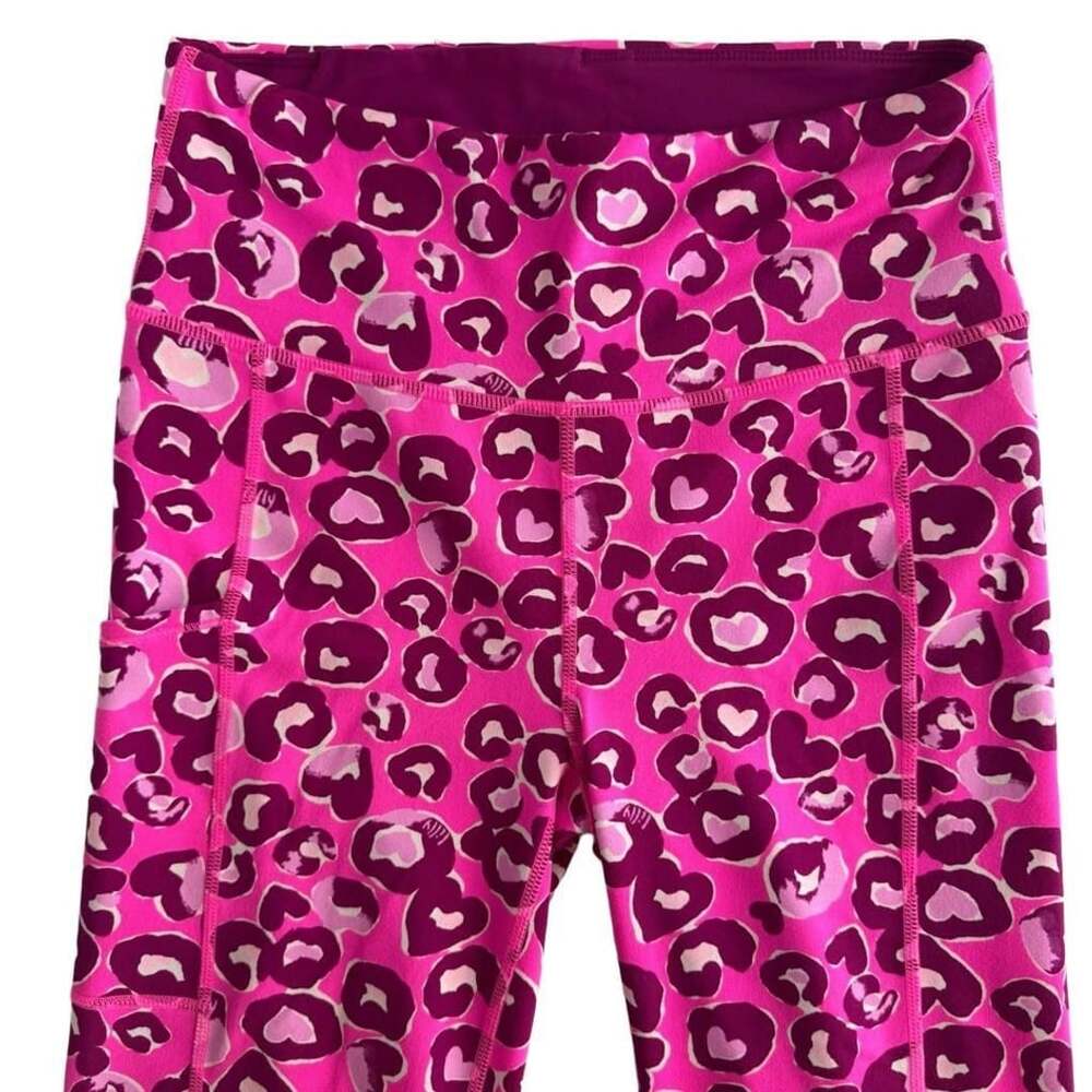 Lilly Pulitzer Weekender High Rise Crop Legging Size S don’t be a cheetah